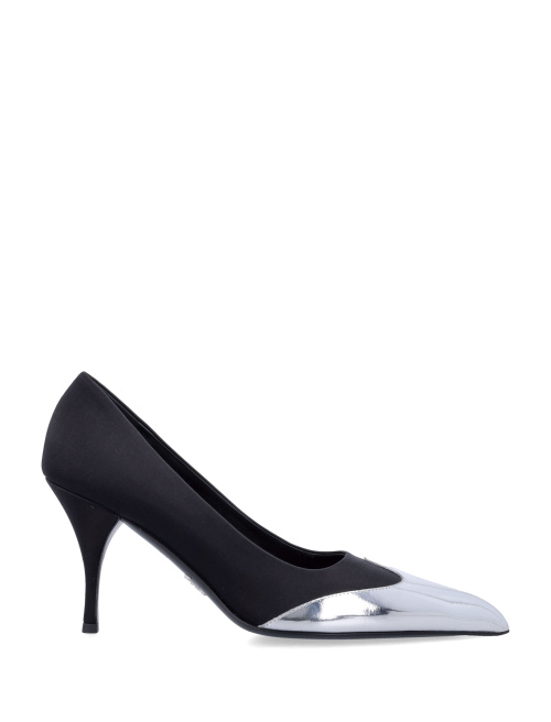 Satin and metallic leather pumps - Pump | Spazio Pritelli