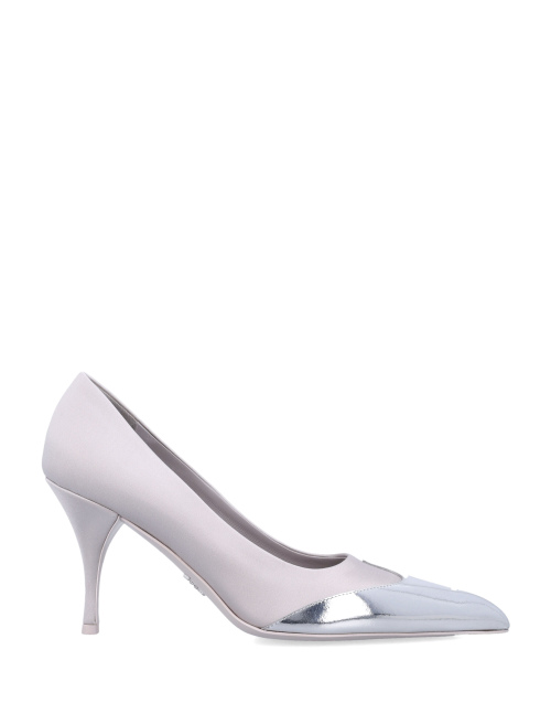 Satin and metallic leather pumps - Pump | Spazio Pritelli
