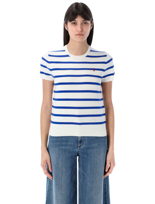 Striped short sleeves sweater - Knitwear | Spazio Pritelli