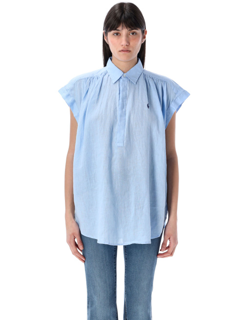 Linen Popover shirt - Shirt | Spazio Pritelli