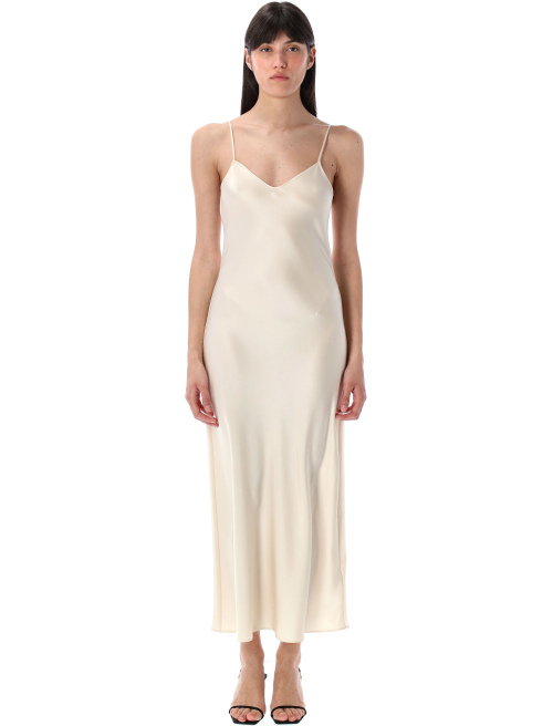 Satin midi slip dress - Dress | Spazio Pritelli