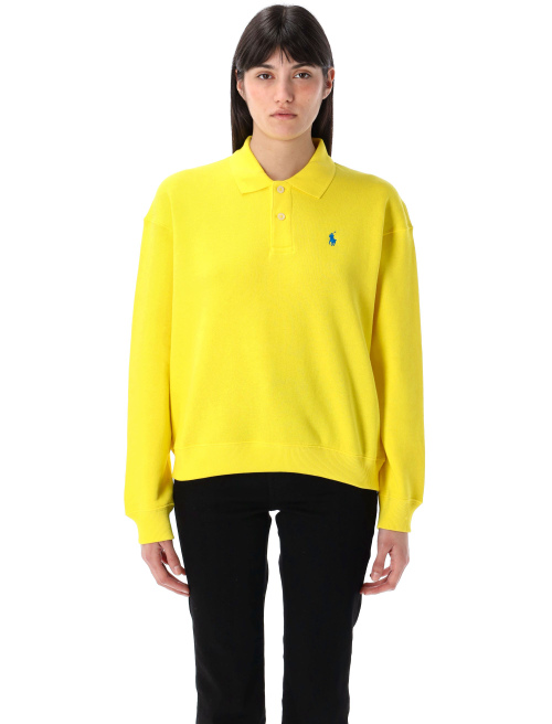 Polo-Collar sweatshirt - Fleece | Spazio Pritelli