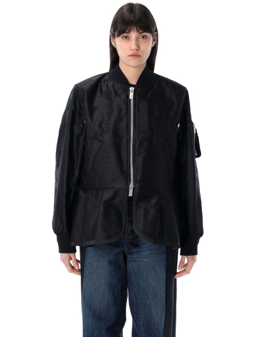 Quilted satin blouson - Outerwear | Spazio Pritelli
