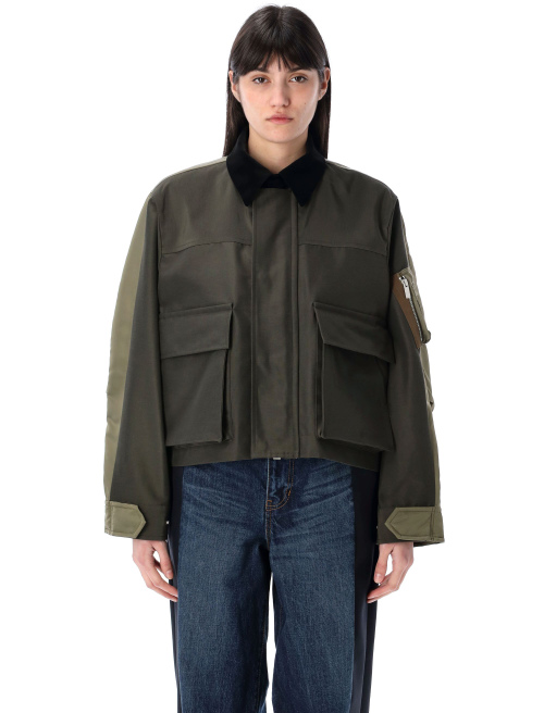 Grossgrain nylon twill blouson - Outerwear | Spazio Pritelli