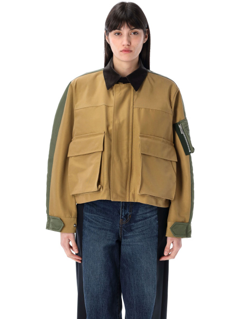 Grossgrain nylon twill blouson - Outerwear | Spazio Pritelli