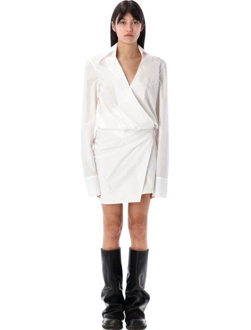 POPELINE SHIRT MINI DRESS - Apparel | Spazio Pritelli