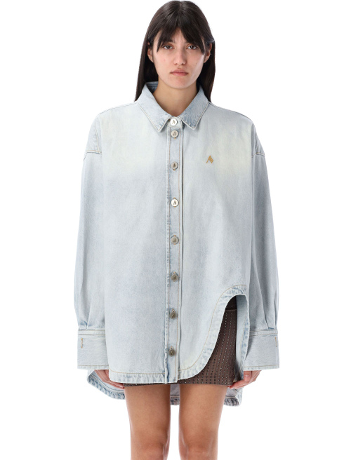 DIANA DENIM SHIRT GLOSSY - Shirt | Spazio Pritelli