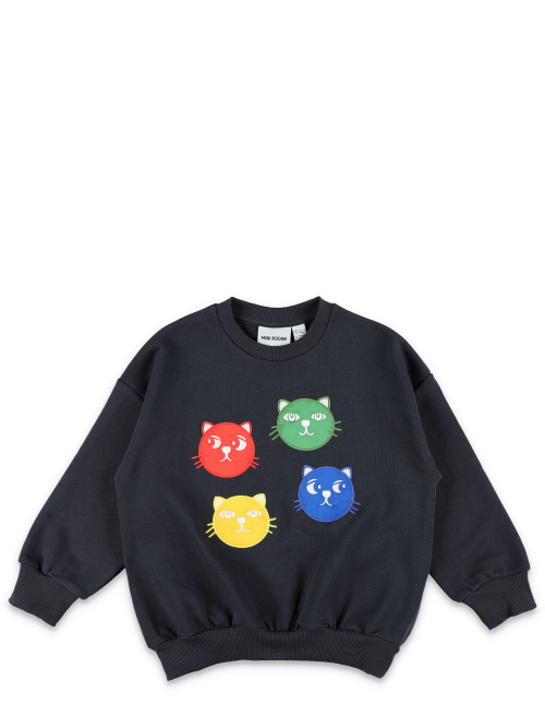 Kid - Crewneck fleece cats - Crewneck | Spazio Pritelli