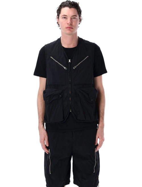 Garment dyed nylon tactel mid layer - TEN C | Spazio Pritelli