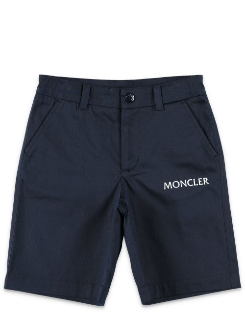 Kid - Logo cotton gabardine shorts - Boy apparel | Spazio Pritelli