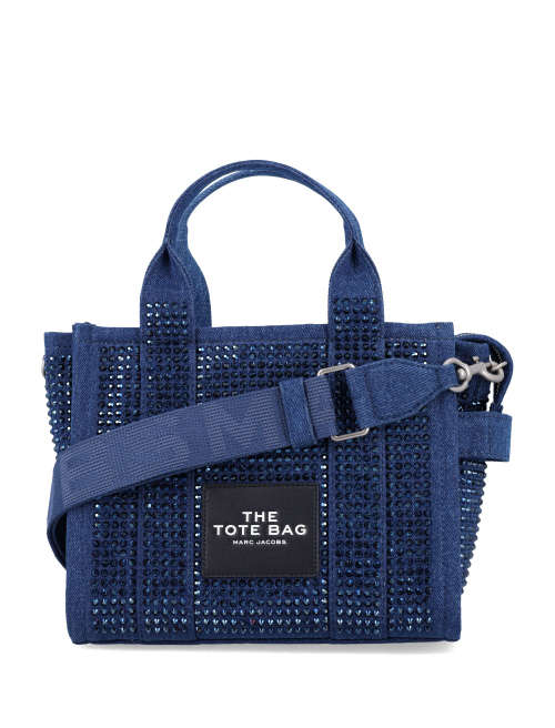 The Crystal denim small tote bag - Tote | Spazio Pritelli