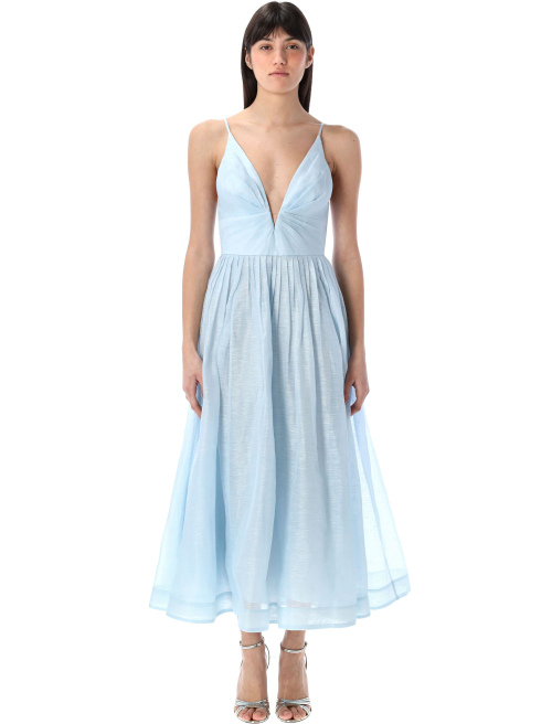 Illuminate V-neck midi dress - ZIMMERMANN | Spazio Pritelli