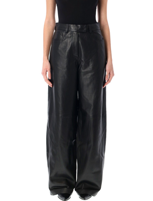 Cocoon leather pants - Pants | Spazio Pritelli