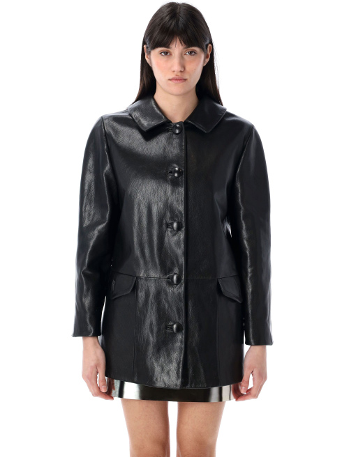 Leather caban jacket - Outerwear | Spazio Pritelli