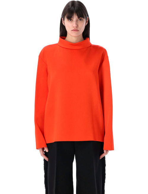 Double satin blouse - Top | Spazio Pritelli