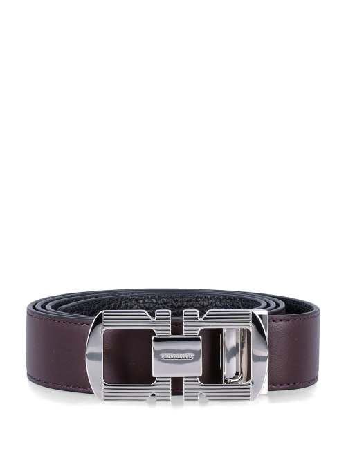 Reversible and adjustable Gancini belt - New in | Spazio Pritelli