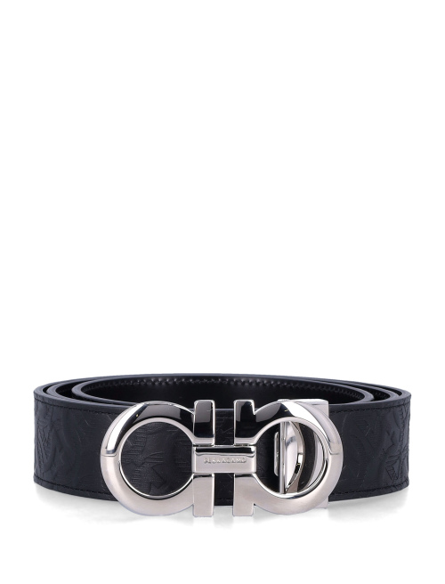 Reversible and adjustable Gancini belt - Accessories | Spazio Pritelli