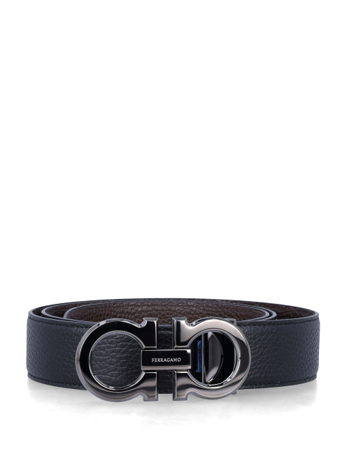 Reversible and adjustable Gancini belt - Belt | Spazio Pritelli