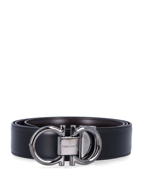 Reversible and adjustable Gancini belt - Accessories | Spazio Pritelli