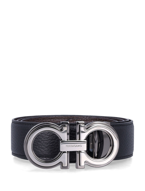 Reversible and adjustable Gancini belt - Accessories | Spazio Pritelli