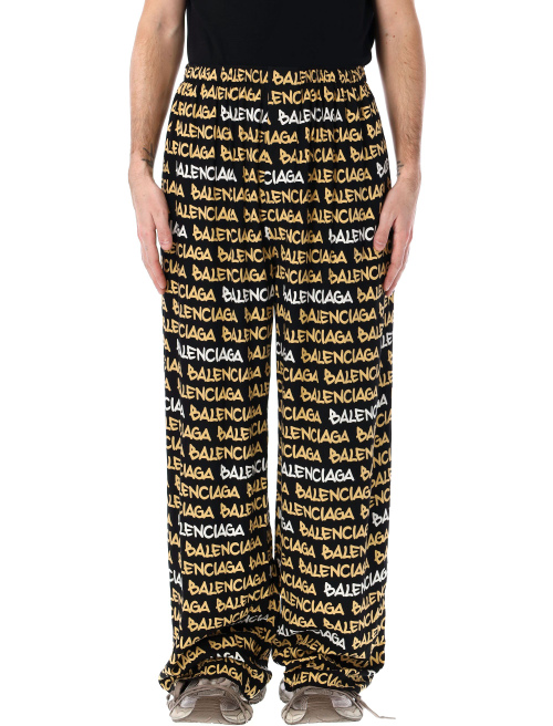 Allover logo pants - Pants | Spazio Pritelli