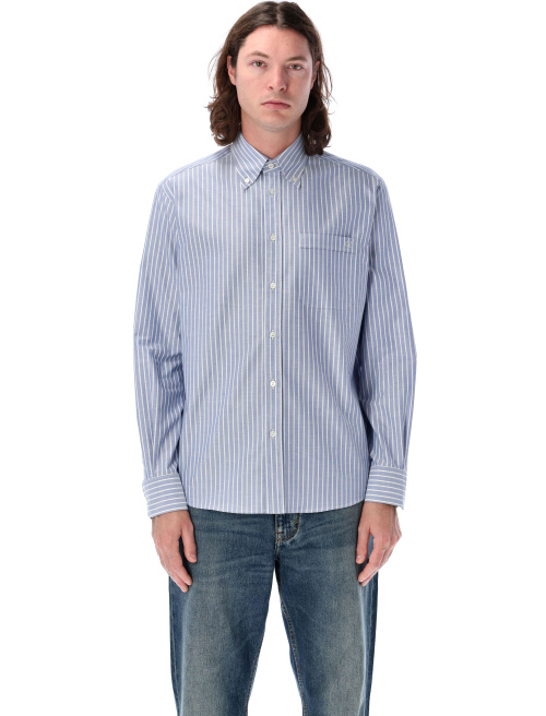 VLogo embroidered cotton shirt - Shirt | Spazio Pritelli