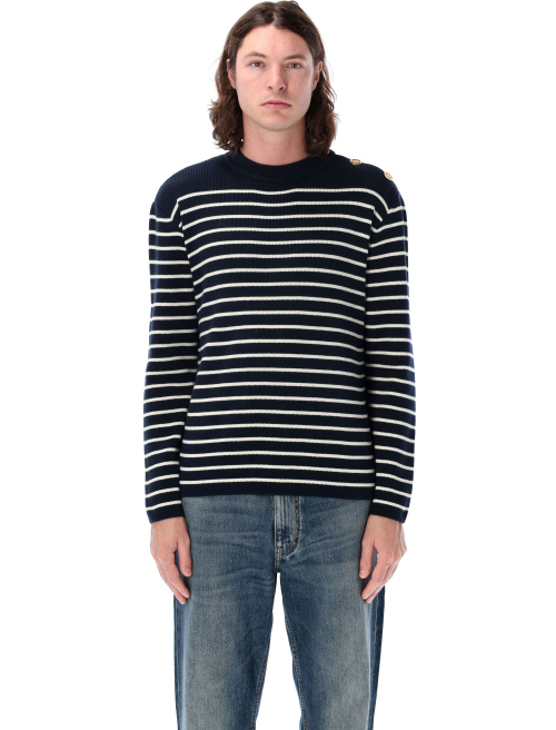 Striped cotton sweater - Knitwear | Spazio Pritelli