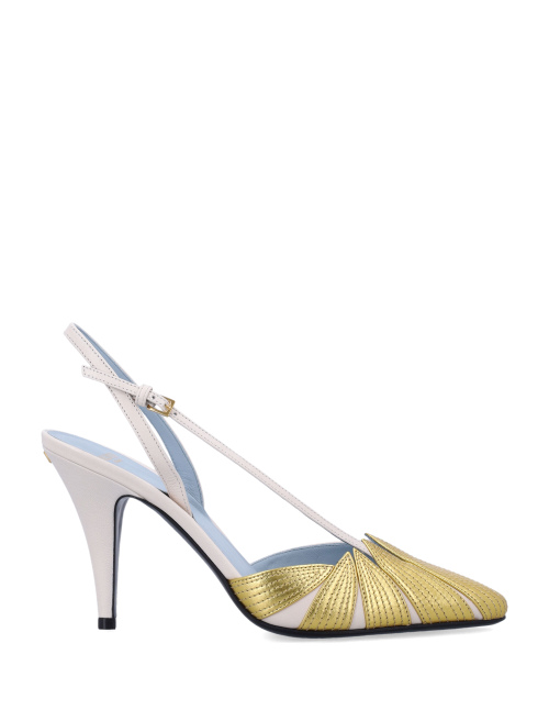 Foliefoliage slingback pumps - Pump | Spazio Pritelli