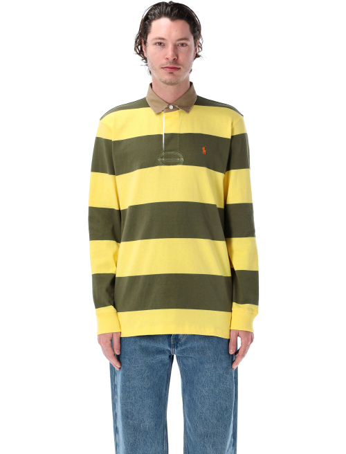 Classic fit khaki-collar Rugby shirt - Polo | Spazio Pritelli