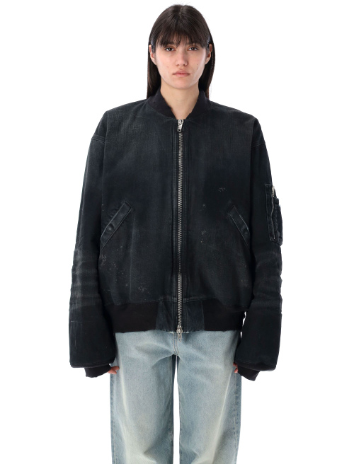 Denim bomber jacket - Outerwear | Spazio Pritelli