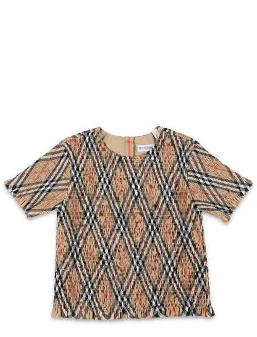 Kid - Check cotton top - Girl Apparel | Spazio Pritelli