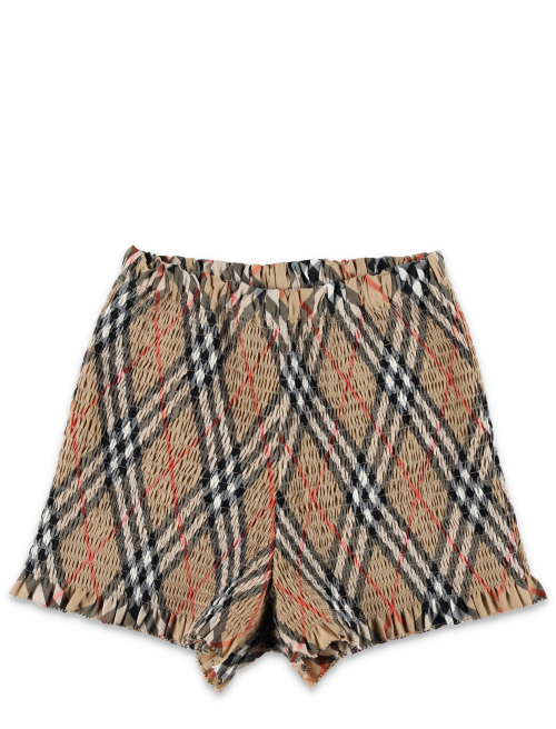 Kid - Check cotton shorts - Shorts | Spazio Pritelli