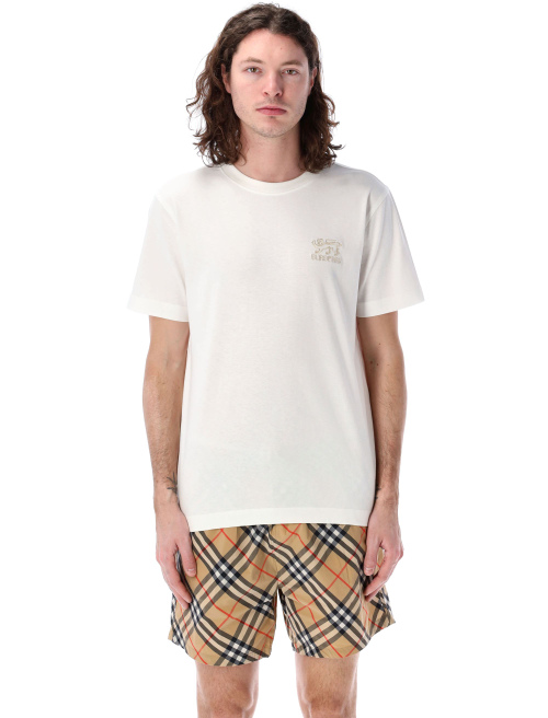 Embroidered cotton t-shirt - T-shirt | Spazio Pritelli