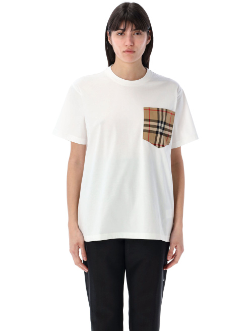 Check pocket cotton t-shirt - T-shirt | Spazio Pritelli