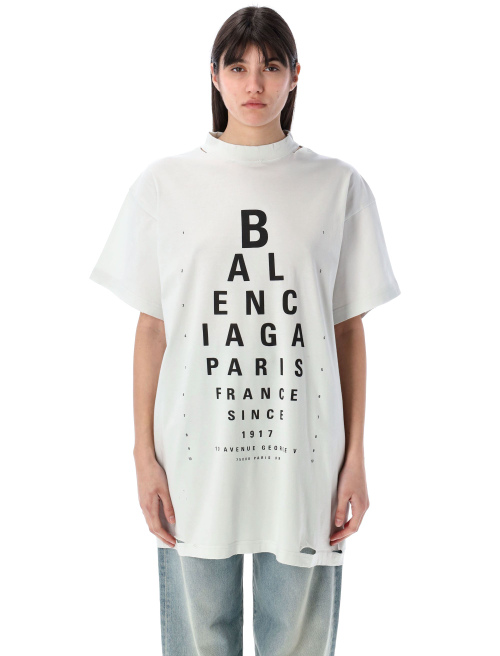 Optical oversized t-shirt - BALENCIAGA | Spazio Pritelli