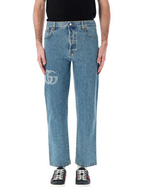 Lasered double G jeans - Jeans | Spazio Pritelli