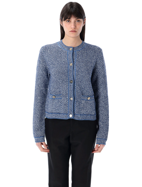 Fine cotton crewneck cardigan - GUCCI | Spazio Pritelli