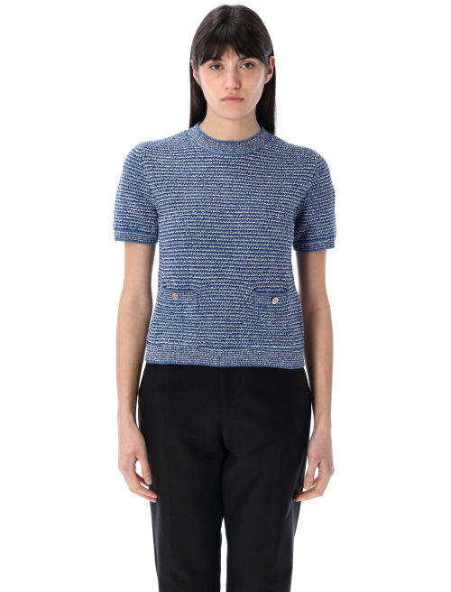 Fine cotton crewneck top - GUCCI | Spazio Pritelli