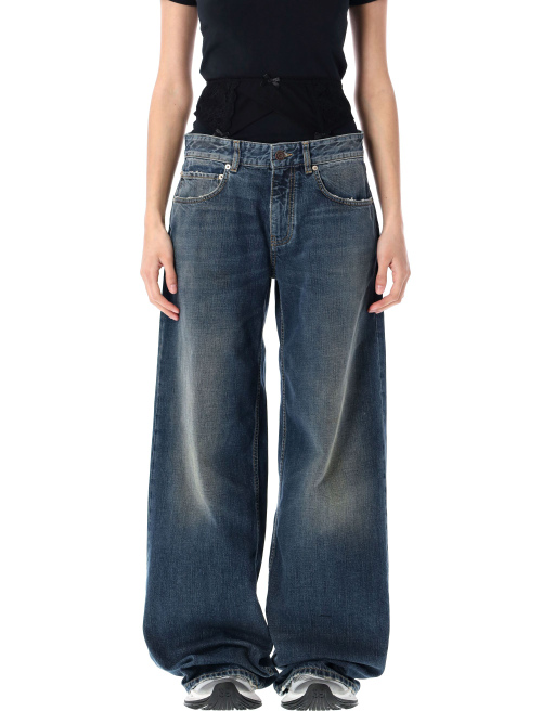 Wide leg baggy pant - Jeans | Spazio Pritelli