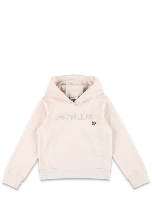 Kid - Embroidered tonal logo cotto hoodie - Kids | Spazio Pritelli