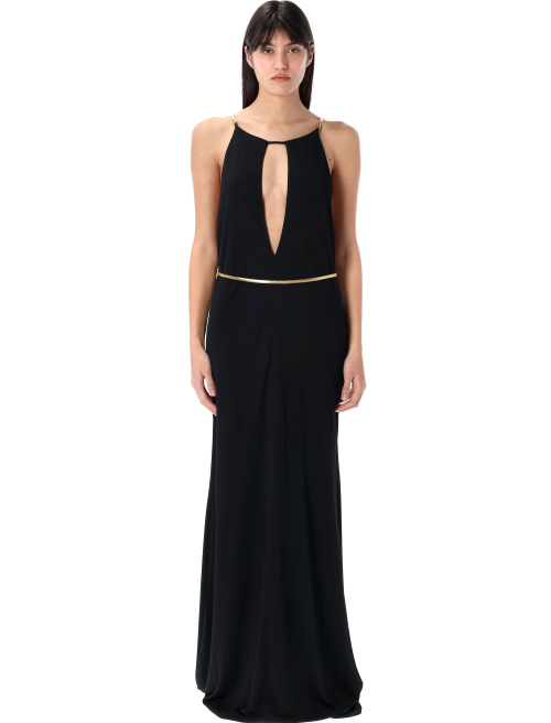 Evening dress with gold chain - Apparel | Spazio Pritelli