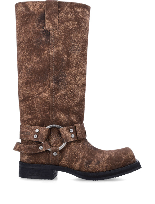 Denim buckle boots - Shoes | Spazio Pritelli