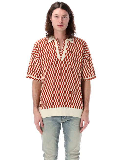 Checkered oversized polo - Apparel | Spazio Pritelli