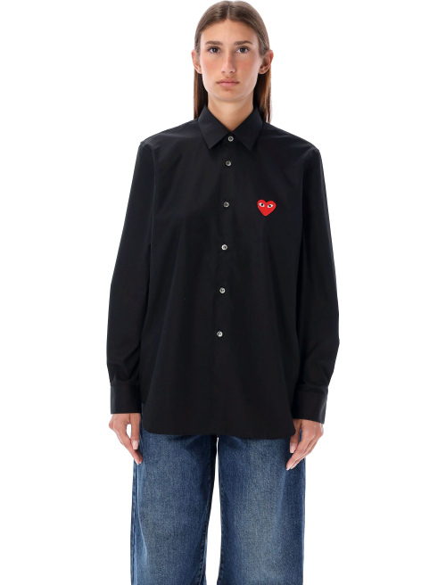 Red heart patch shirt - Apparel | Spazio Pritelli