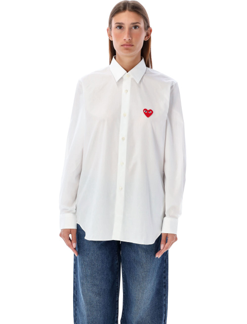 Red heart patch shirt - Apparel | Spazio Pritelli
