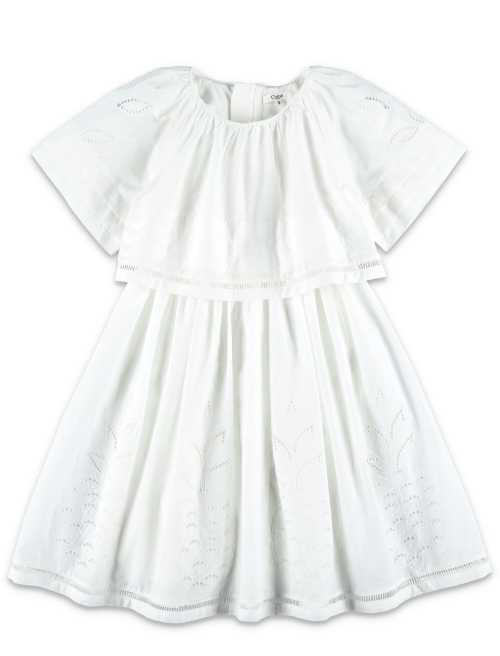 Kid - Embroidered dress - CHLOÉ | Spazio Pritelli