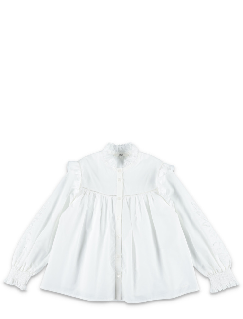 Kid - Embroidered shirt - CHLOÉ | Spazio Pritelli