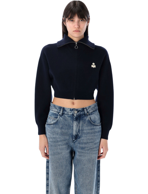Oxane zip cropped cardigan - Knitwear | Spazio Pritelli