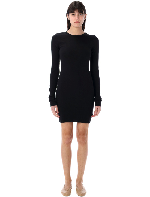 Long sleeve crewneck mini dress - Apparel | Spazio Pritelli