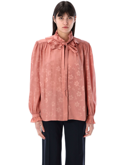 Silk jaquard blouse - Shirt | Spazio Pritelli